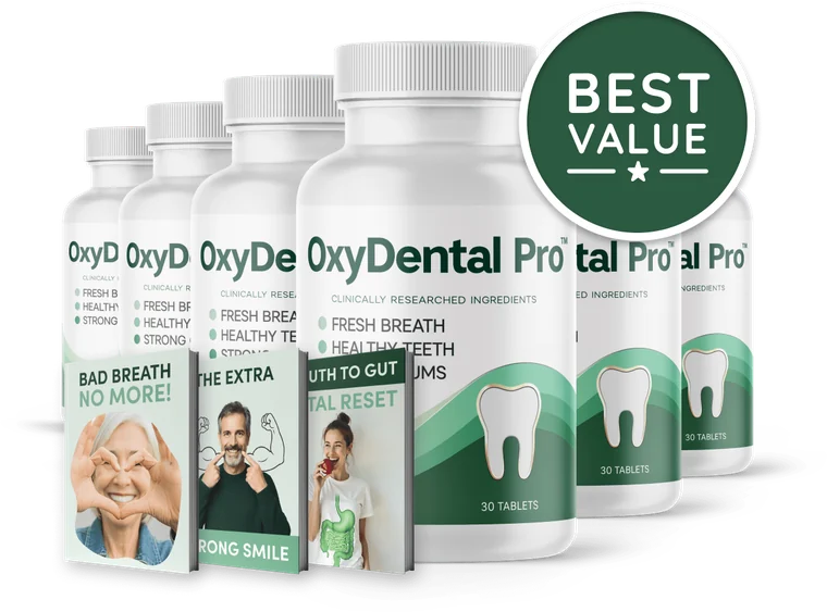 OxyDental 6 Bottles package